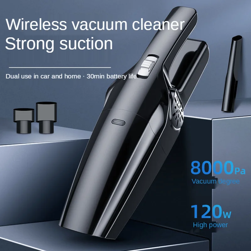 8000 Pa Strong Power Car Vacuum Cleaner USB Rechargeable Mini Cordless Dust Buster for Home Desk Keyboard