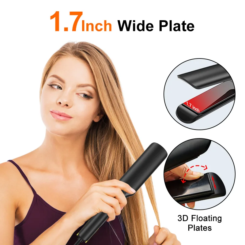 Electric 480F Hair Straightener Professional Titanium 2 In 1 Keratin Treatment Flat Iron Hair Straightener