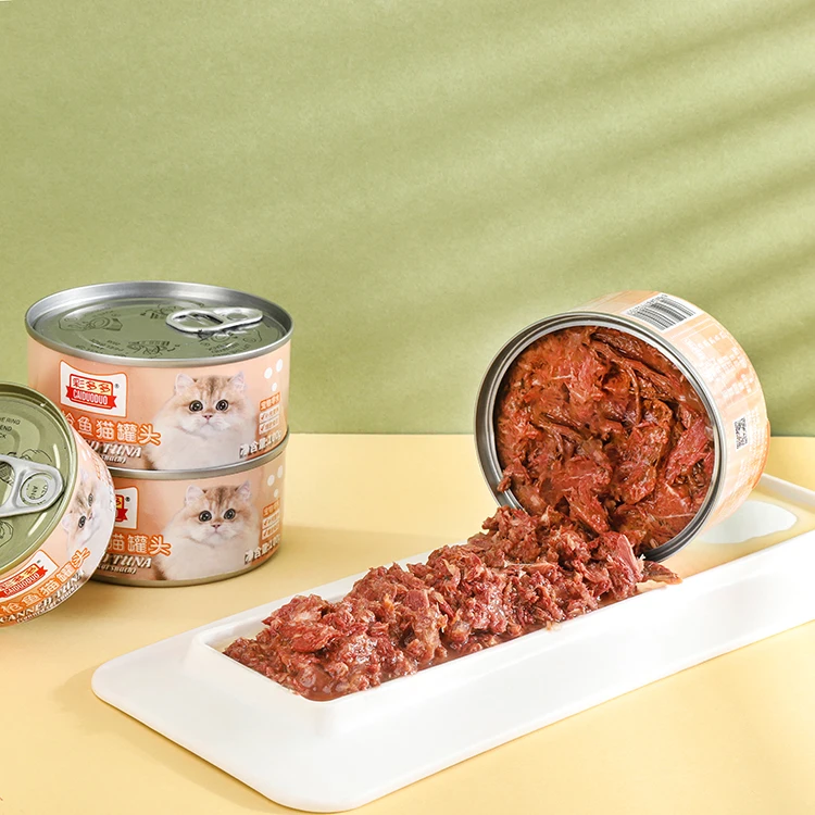 Tuna Canned Wet Food for Cats 50g & 100g Nutrition Supplement to Boost Appetite Pet Snacks