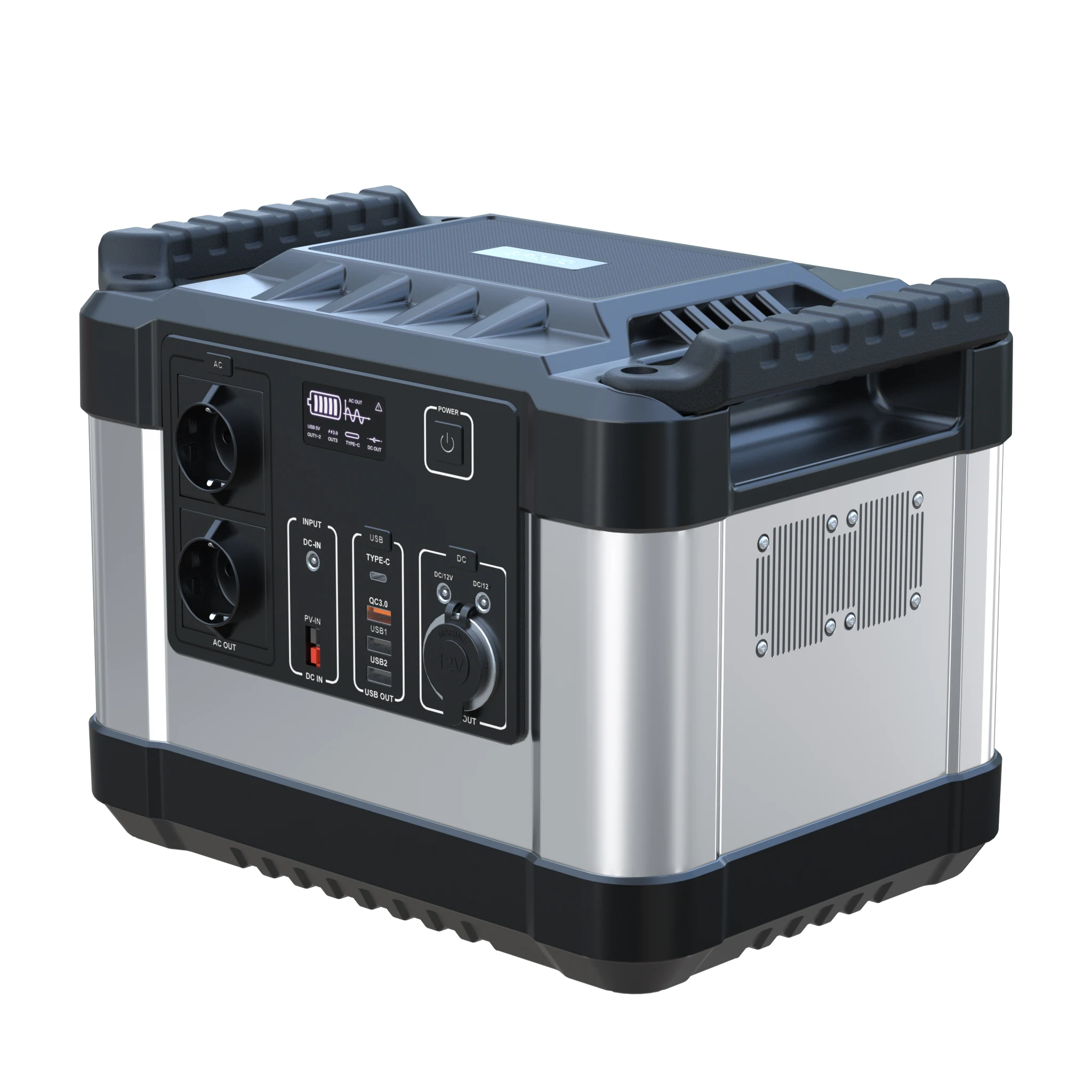 factory rechargeable 2220wh 1000w electric car power supply charge station solar power banks  portable power station