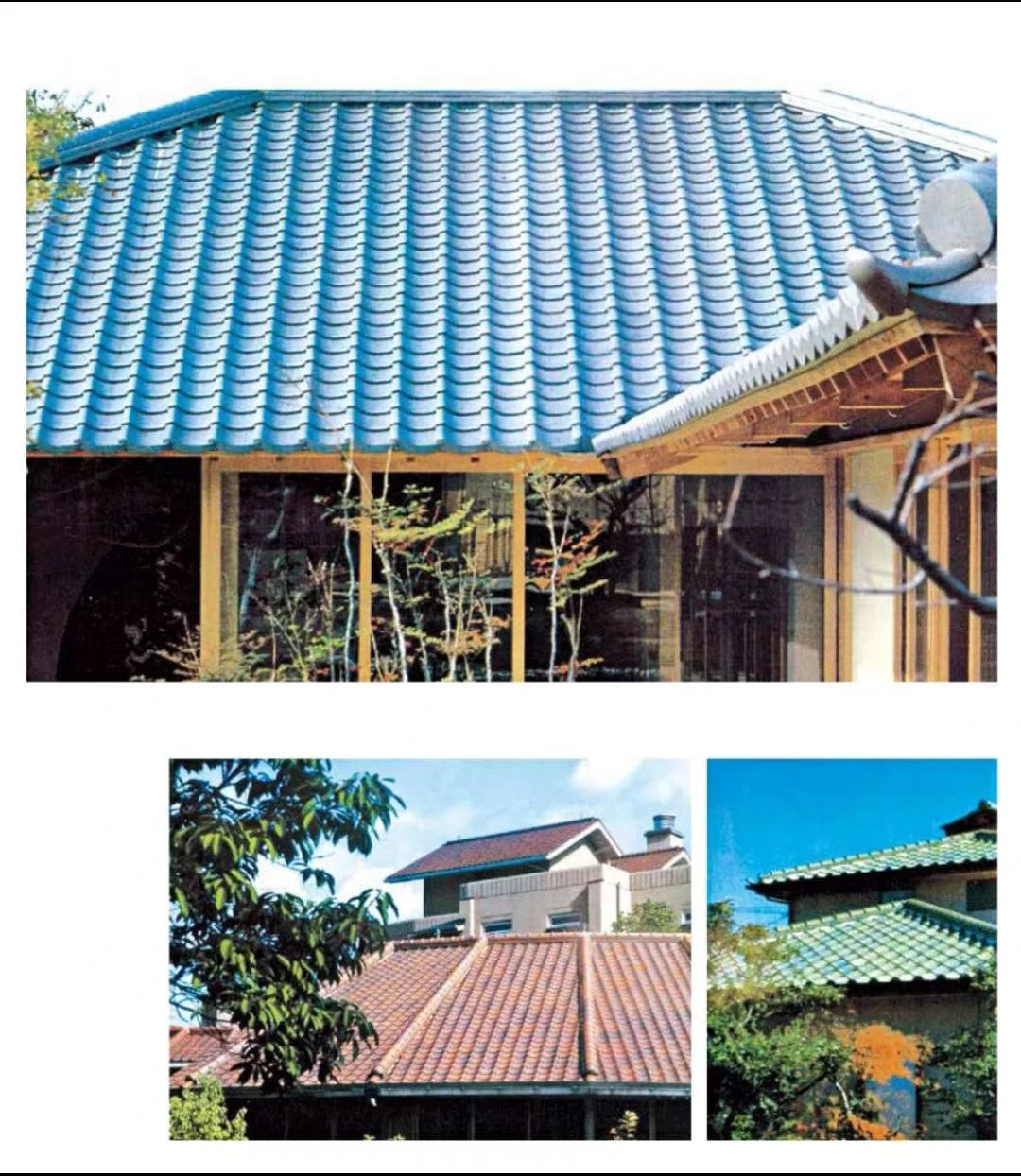 Japanese style ceramic roof tile  sangawara tile clay roof tiles whole sale