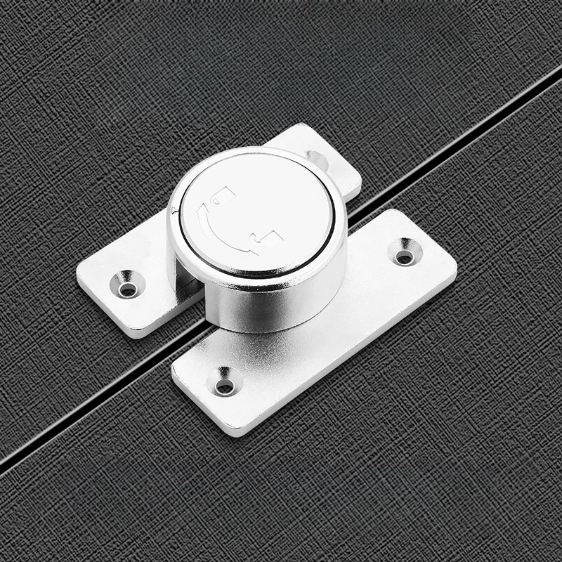 Doors And Windows Rotary Latch Cabinet Door Lock Aluminum Alloy Doors And Windows Desk Concealed Closet Lock
