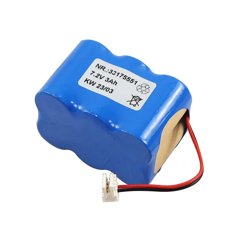 7.2V 3000mah Ni-MH Rechargeable 33175551 8712212S Medical yringe Pump Battery for B Braun VISTA Unipower B11443