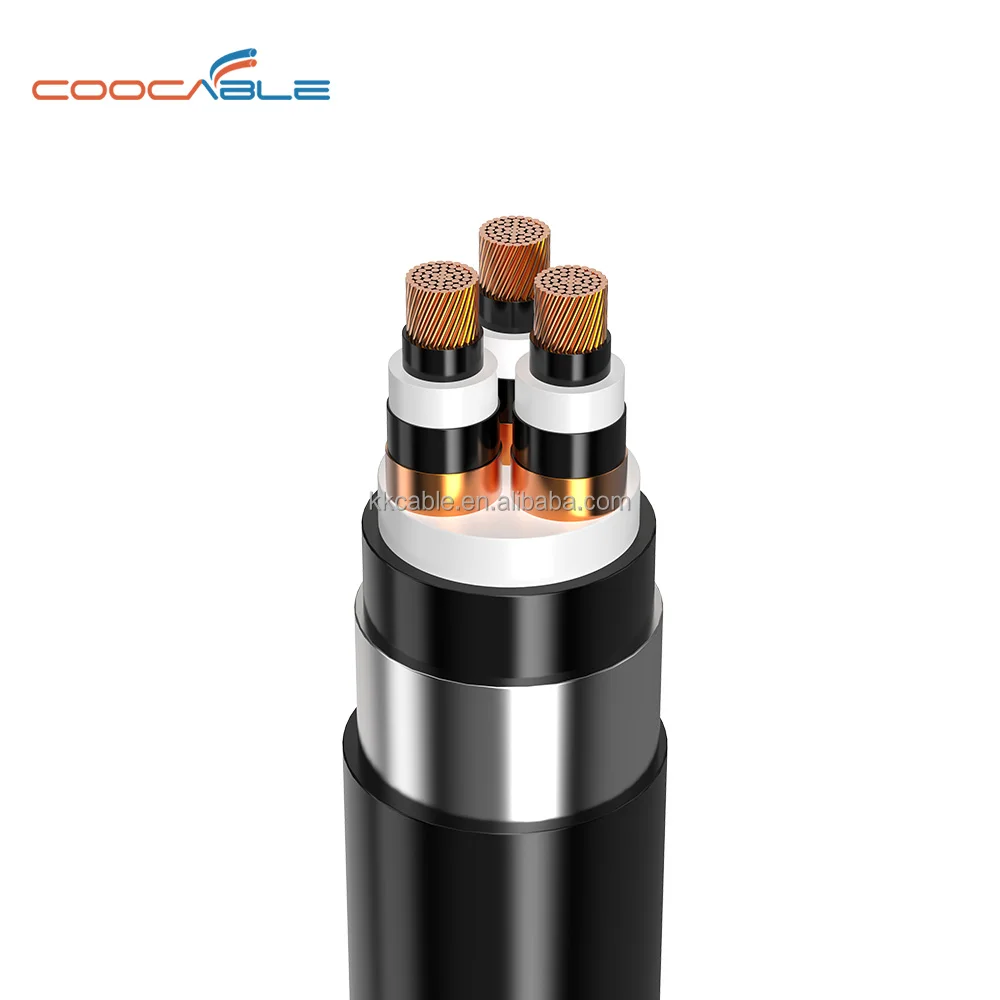 Three Core CU/XLPE/CTS/STA/PVC Medium Voltage Cables