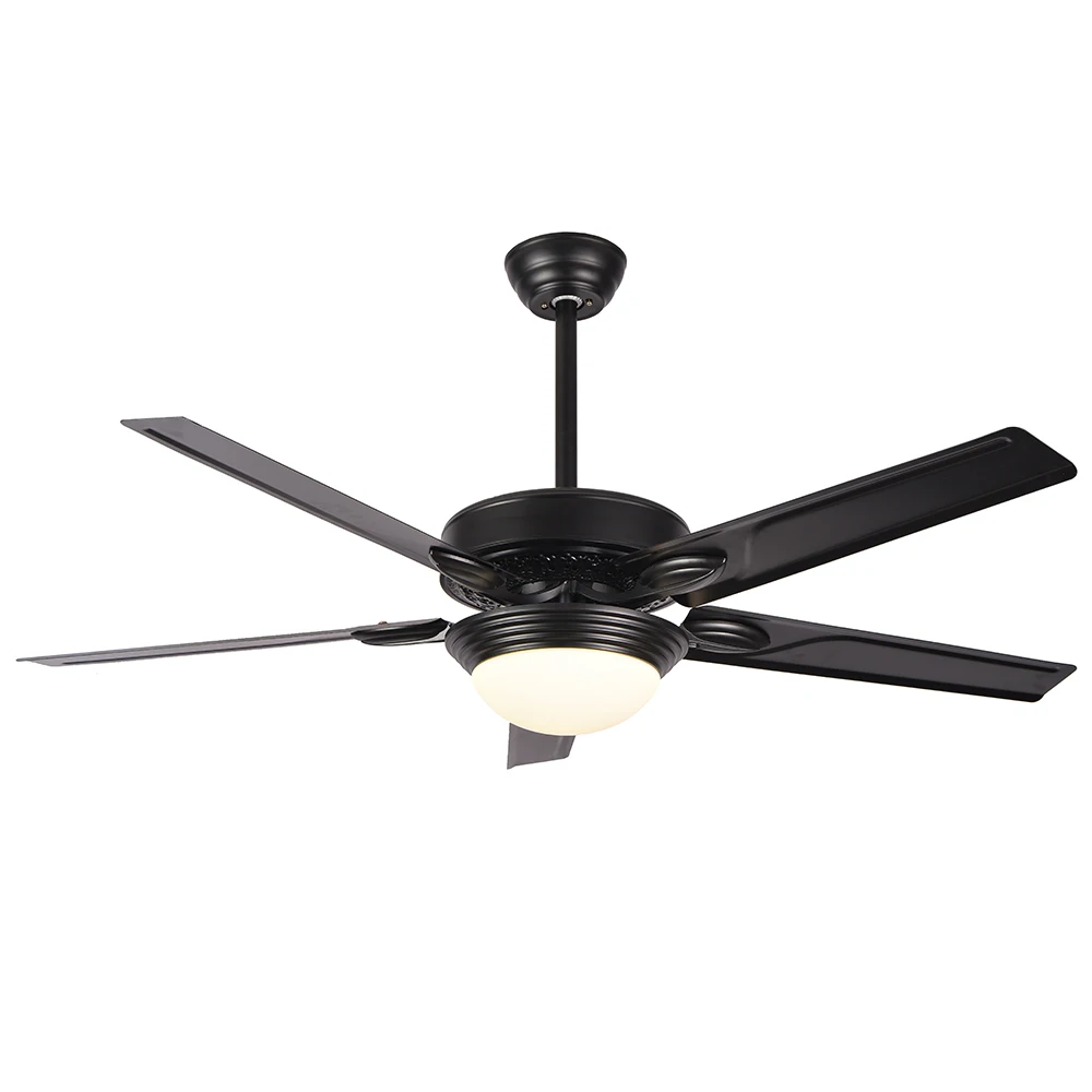 Zhongshan Ceiling Fan Lighting Modern Decorative Remote Control Vintage Ceiling Fan 5 Blade With Light