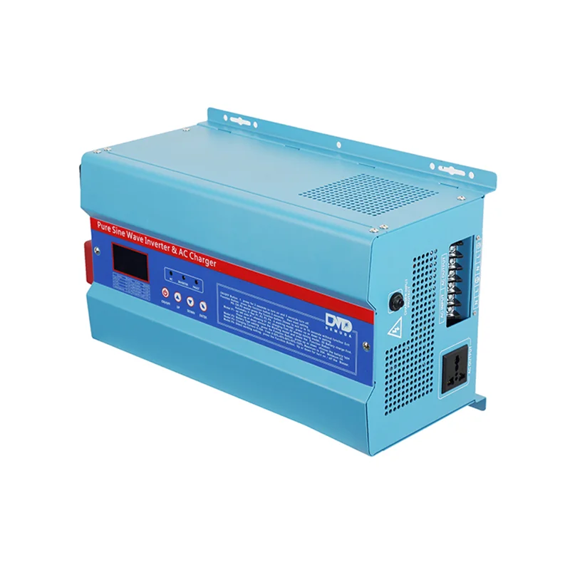 1000w 1500w 2000w 3000w 5000w 6000w Heavy Duty DC 12v 24v 48v 60v to AC 220v Solar Energy System Pure Sine Wave Power Inverter