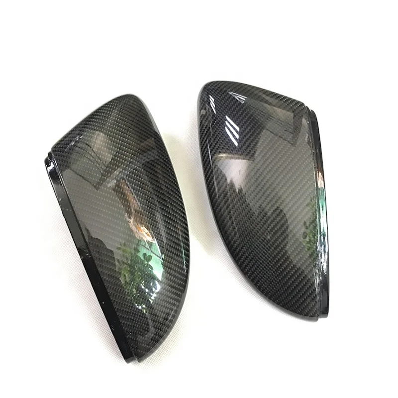 Most popular custom Real Carbon Fiber Side Wing Rearview Mirror Shell Cover Trim OEM Custom processing auto parts/ Accessories
