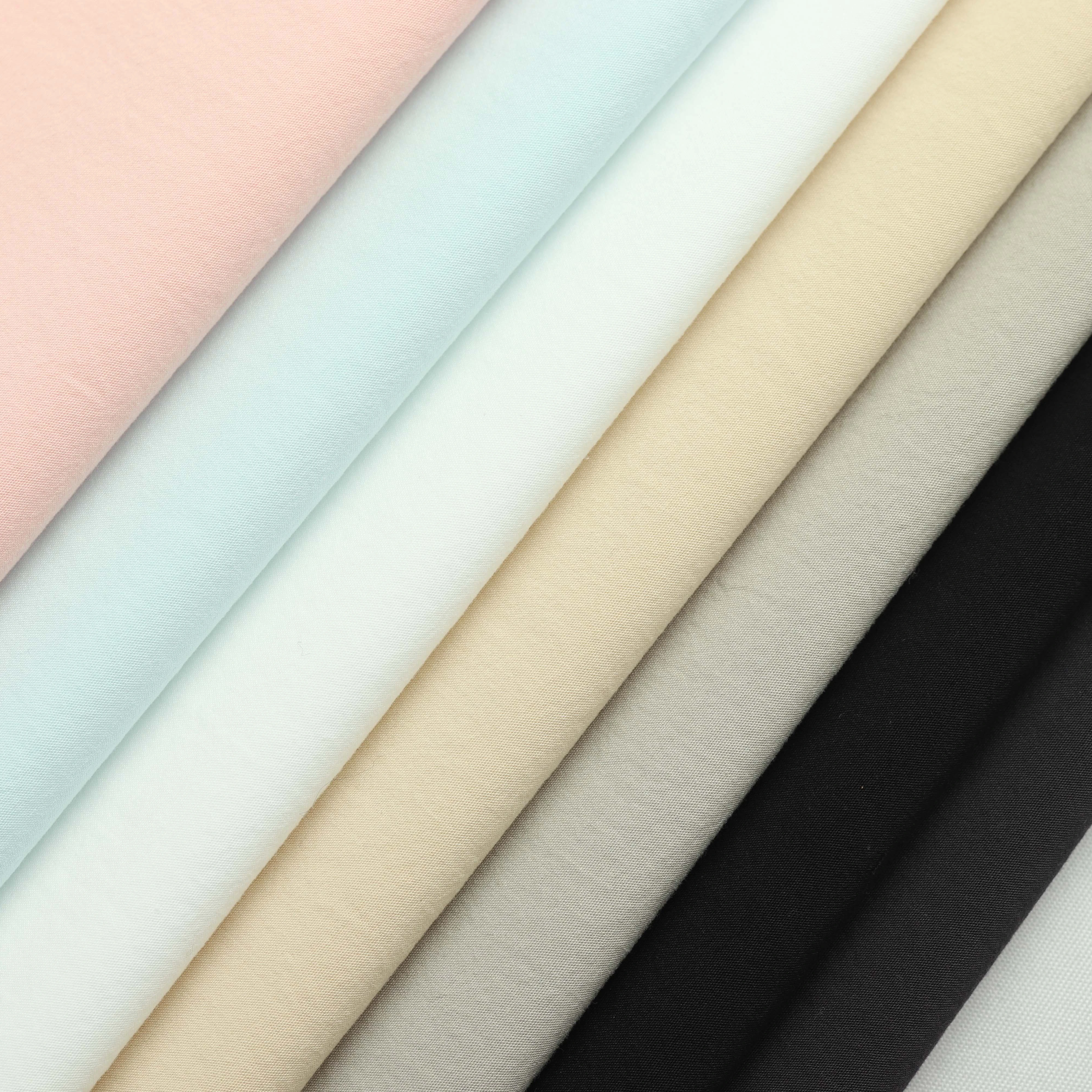 RL Nature152gsm 50% cotton 50%model recycled fiber fabric breathable summer modal twill garment fabric