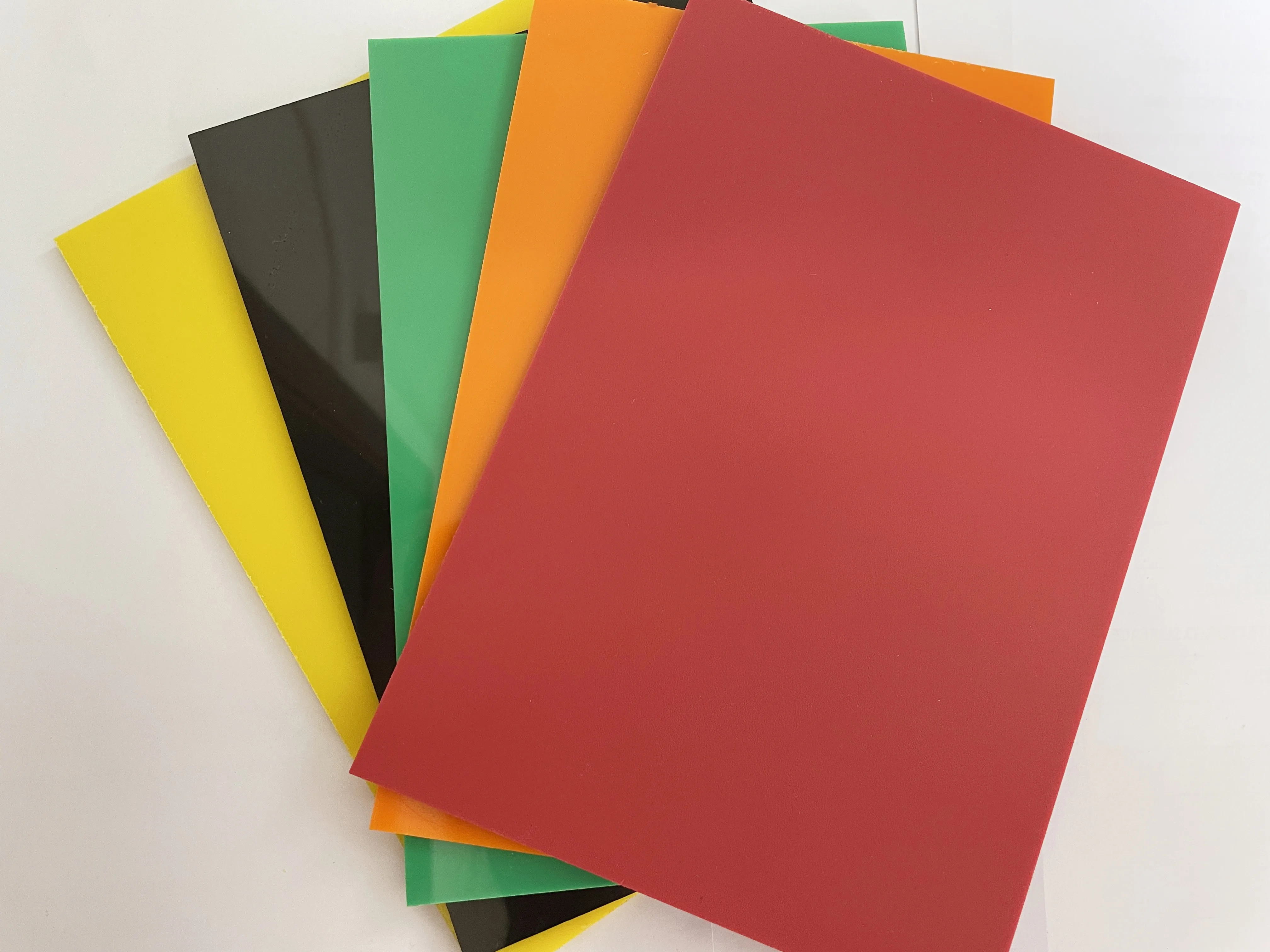 Different thickness colorful abs plastic sheet abs board