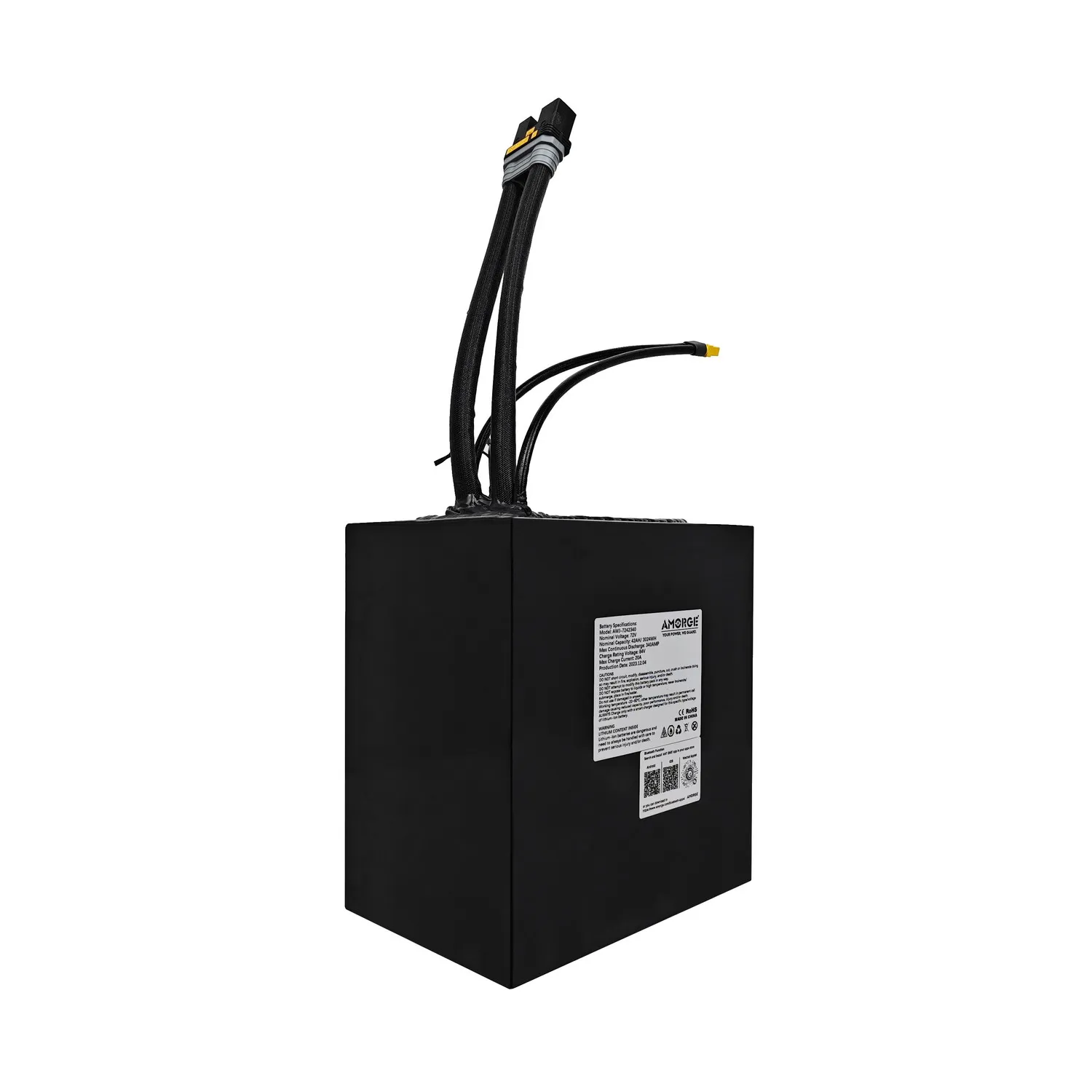 AMORGE 72 В 42AH 340AMP литиевая батарея с ANT Bluetooth BMS