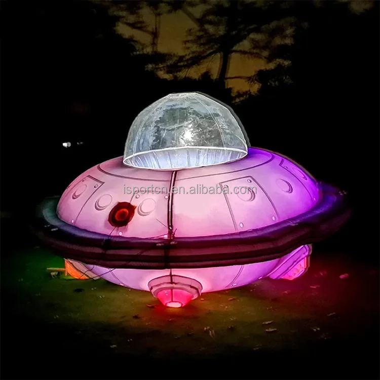 giant advertising  Inflatable  Spaceship  Flying Saucer Inflatable UFO ball model with led light