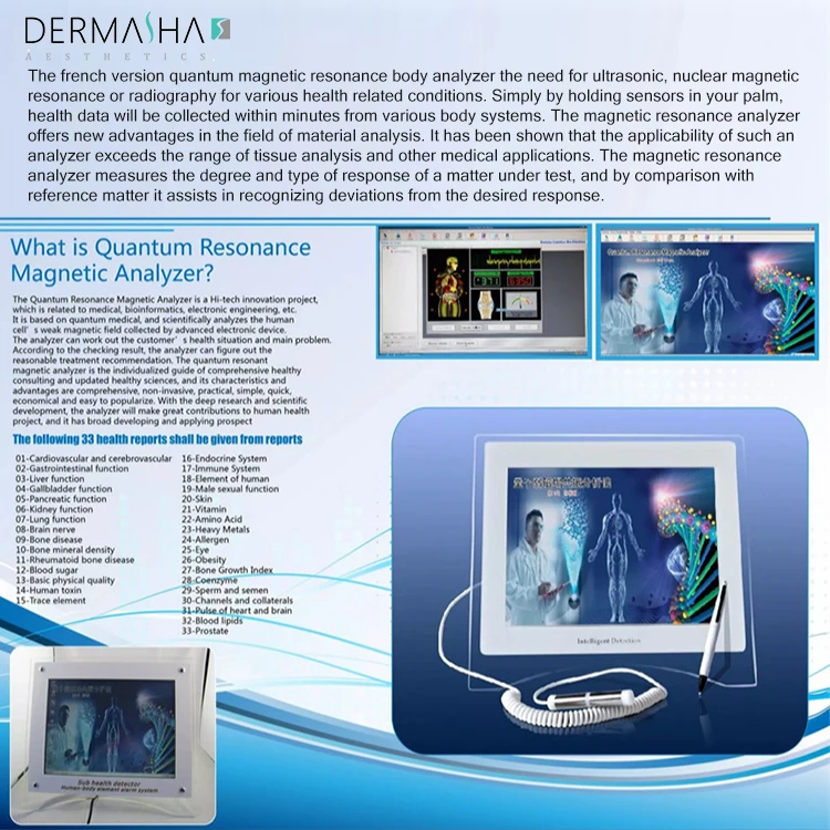 2023 Portable Quantum Analyzer Health Test Machine For Sale Body Health Analyzer Machine/Analyser device