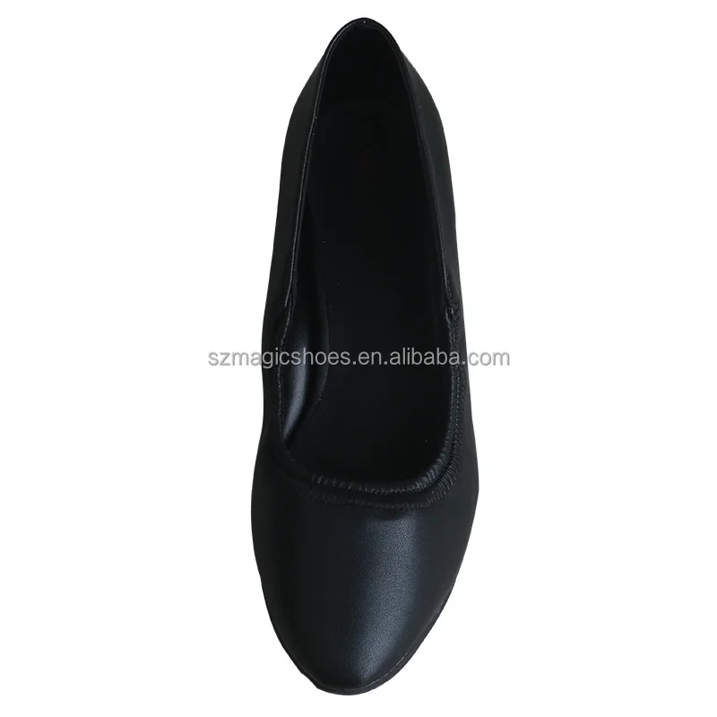 Customized Wide Rubber Sole Dance Shoes Women Leather