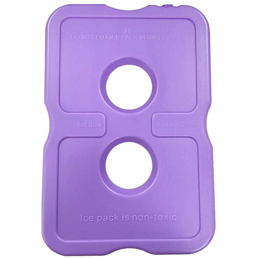 HDPE Hard Plastic Ice Cooler Pack Reusable Ice Box For Lunch Box Cooler