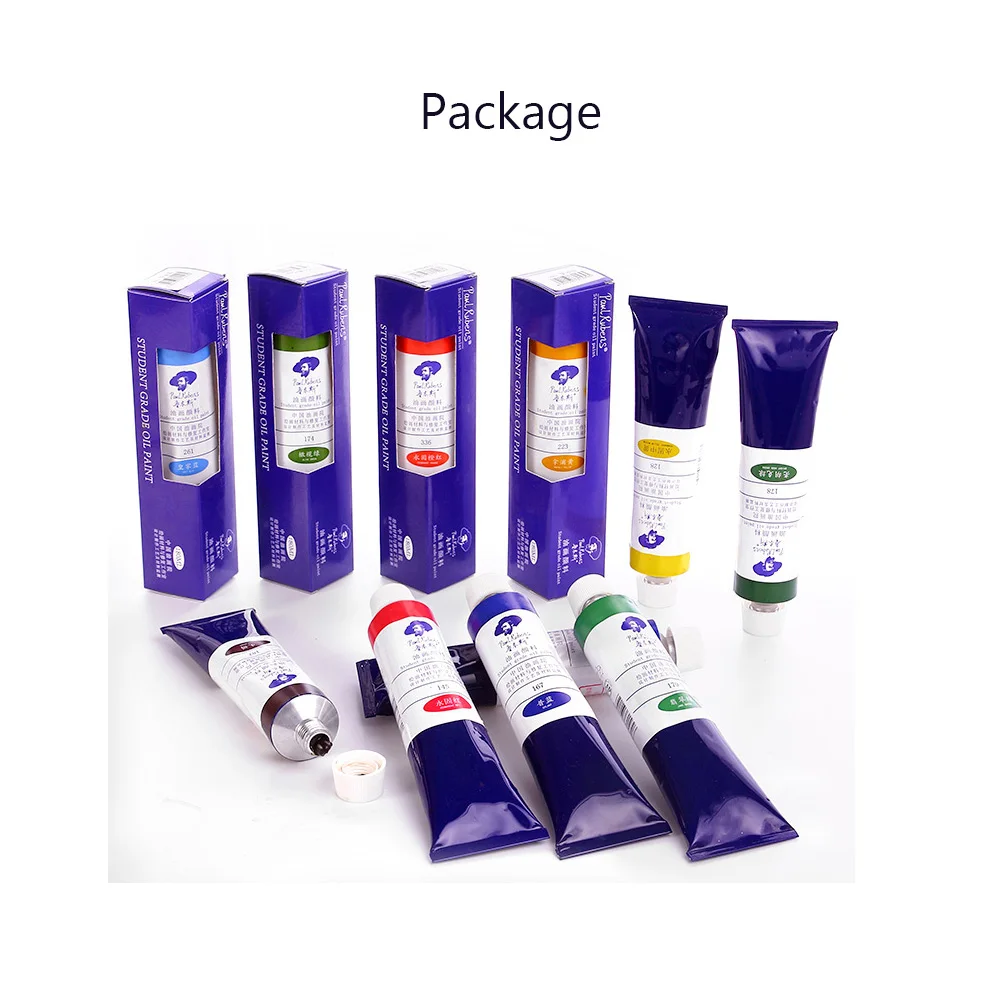 Paul Rubens Oil Paints 180ml Professional Acrylic Painting Students and Beginners Grade Art Supplies for Artist - 3 Levels Color