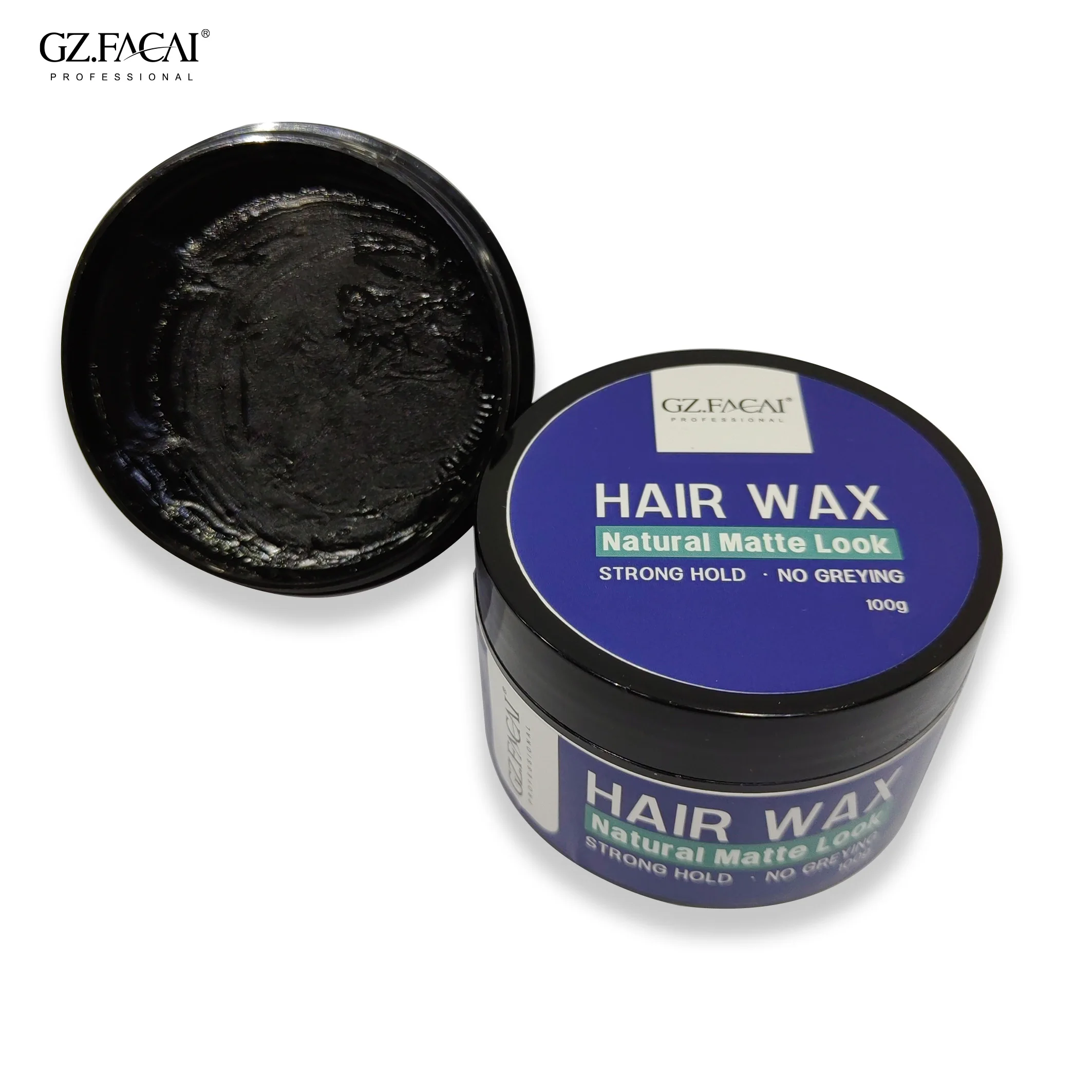 Low MOQ Private Label Alcohol Free Fashion Hair Best Fashion Clay Gel Pomade Men Styling Hair Wax For Hair 100g