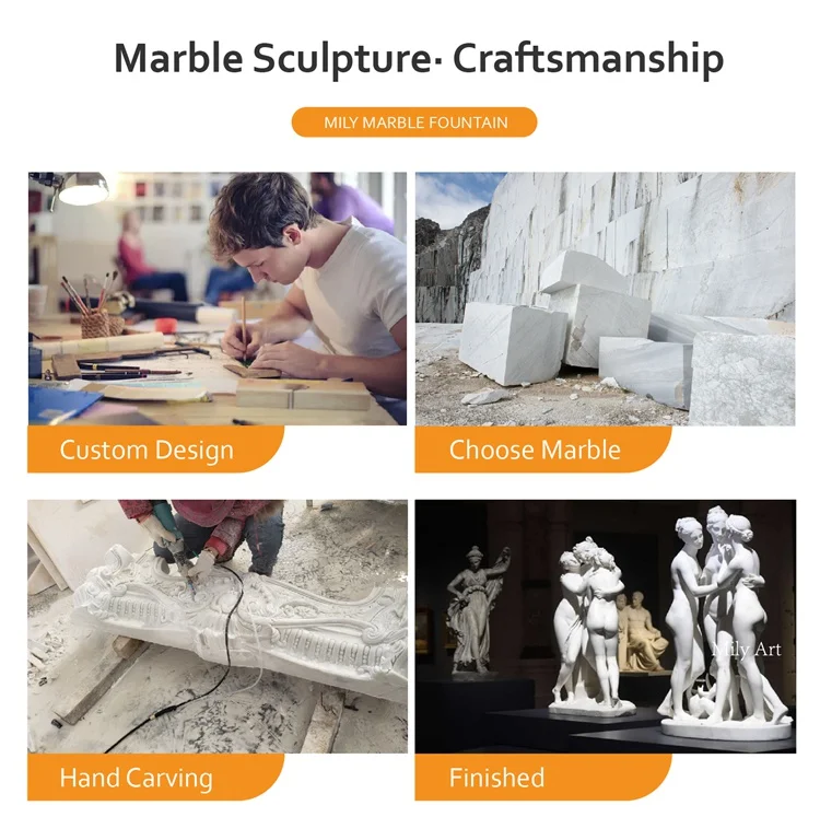 Marble Three Beauty Statue