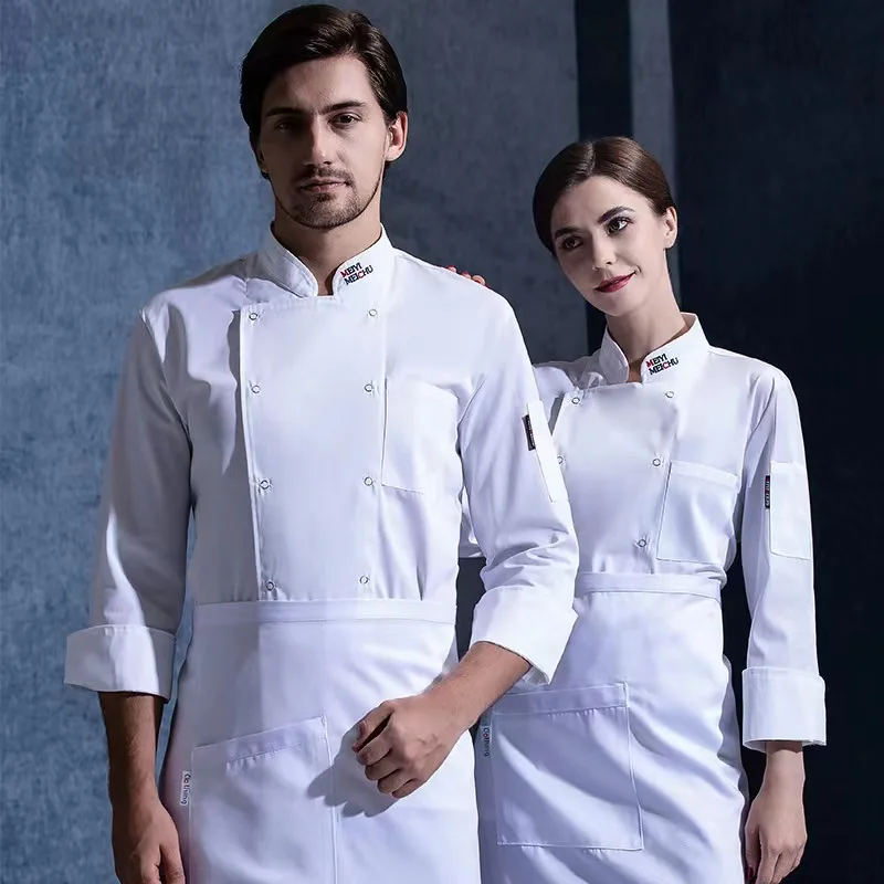 Chef Uniform designs cook jacket for hotel And kitchen Restaurant Chef Coat High Quality Design Chef Cook Uniform