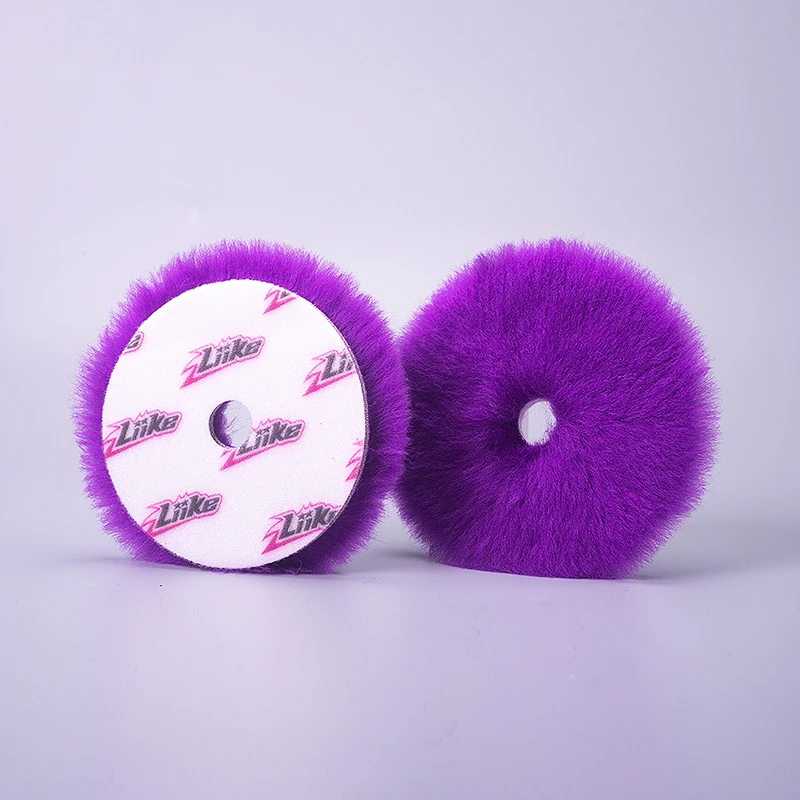 Buffing King Car Polishing Wool Pad 100% Lambskin Car Cutting Polishing Buffing Wool Pad Japan Wool Polishing