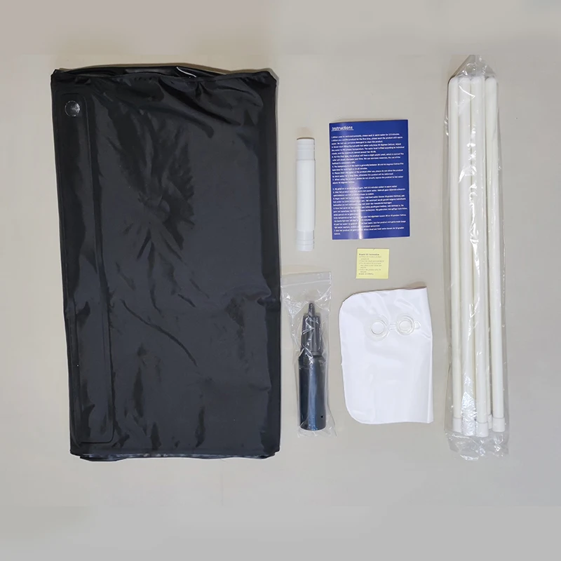 Factory Direct Delivery Portable Bathtub For Adults Foldable Tub Pvc Portable Ice Bath Recovery Bathtubs Fold Ice Barrel Bath