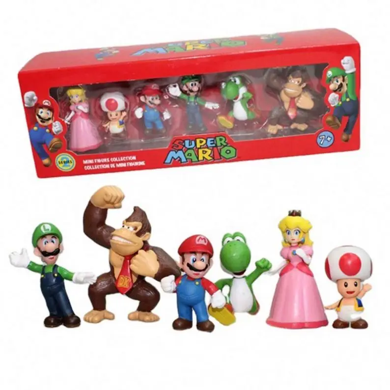 Mini Figures Hot selling Super PVC Action Figure 6pcs set Toy