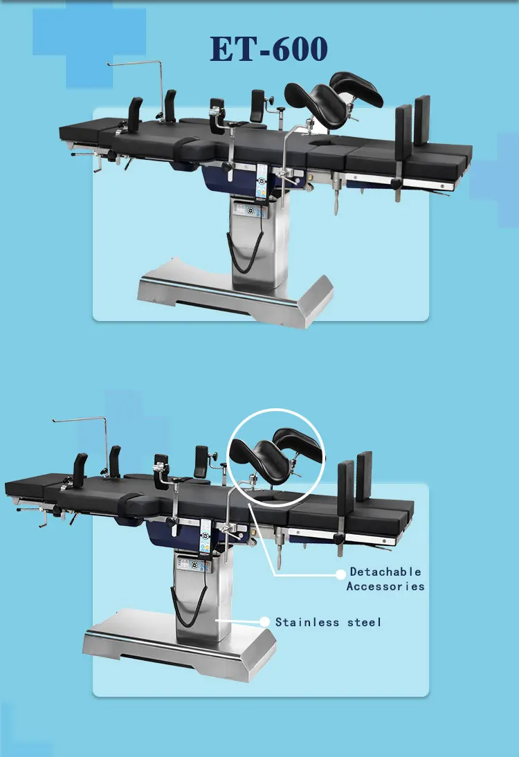 Electric Carton Fiber Board Orthopedic Operation Table Electric-hydraulic Operating Surgical Bed for C-arm