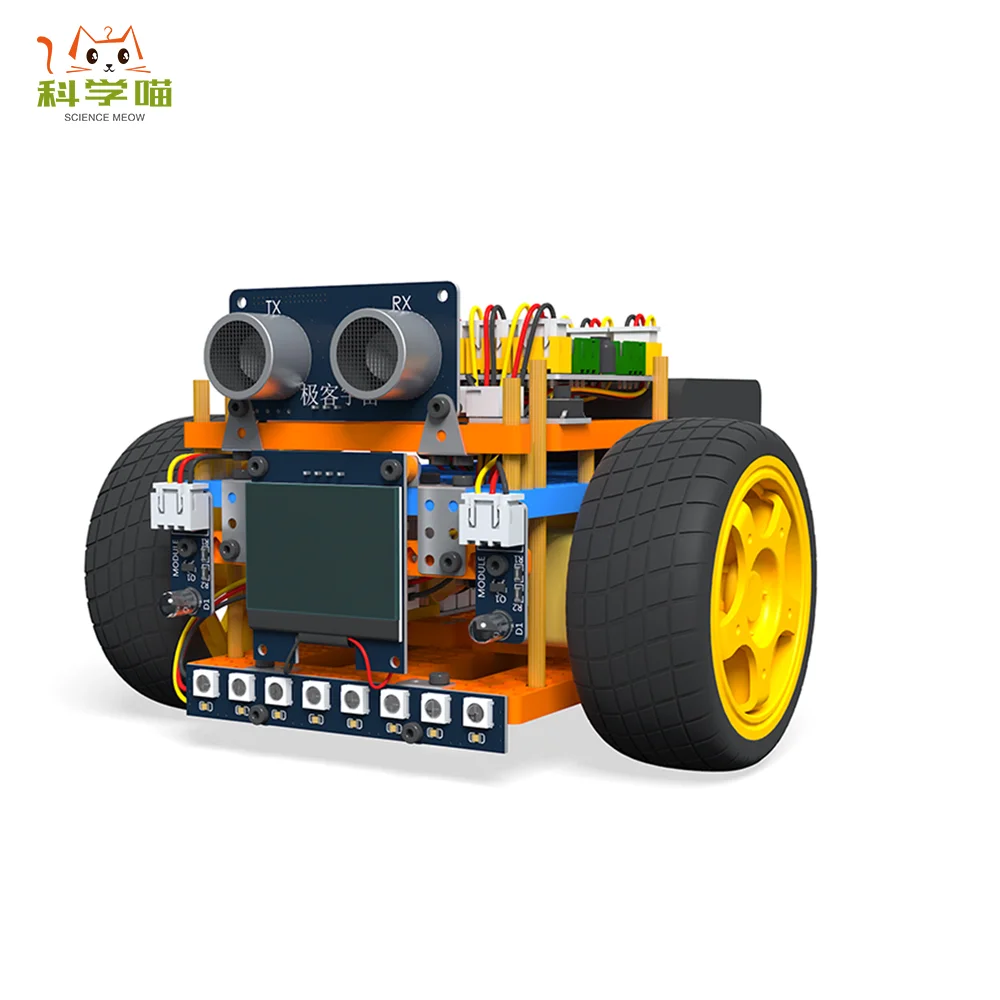 Graphical Programming Diy Robot Stem Education For Kids Toy