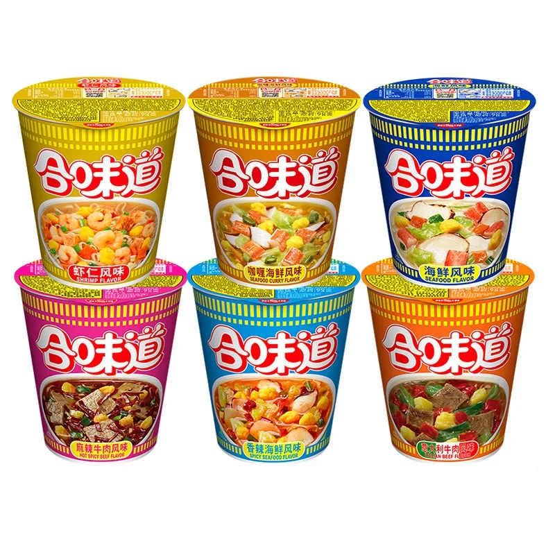 Low-price promotion Asian characteristics Nissin flavor cup noodles open cup music instant noodles