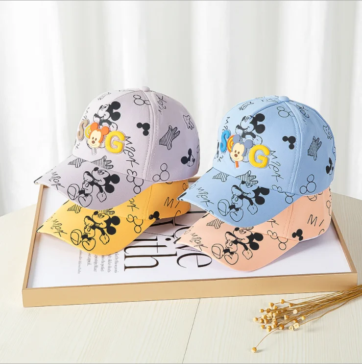 2021 new boys girls baseball cap spring summer cartoon Mickey sun hat kids hat