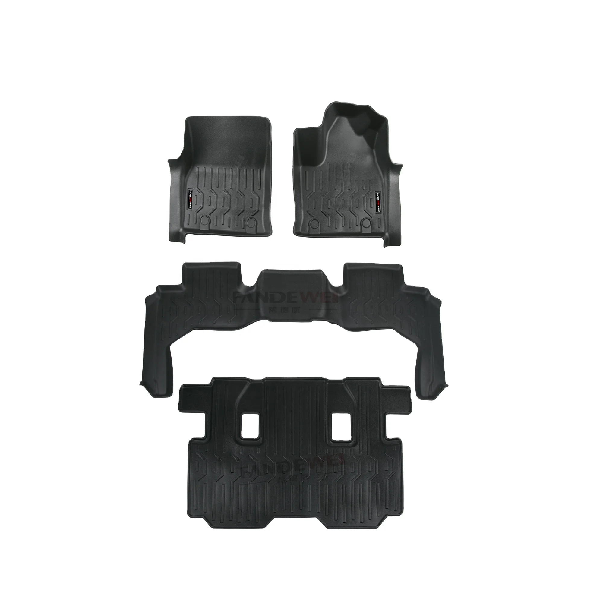 3D TPV car floor mat for RHD TOYOTA LC300 2020-2022+ Anti slip Anti Scratch Fireproofing