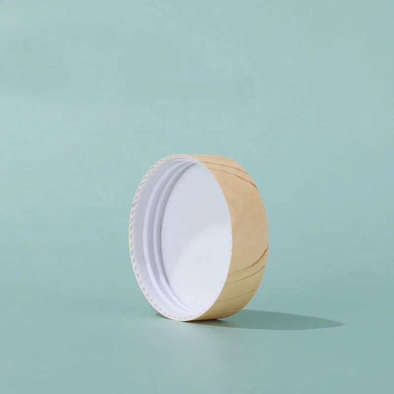 LZ-упаковка 100 шт. 5 г 10 15 30 50 матовая баночка для крема с текстурой древесины индивидуальная торговая марка стеклянная тела и лица