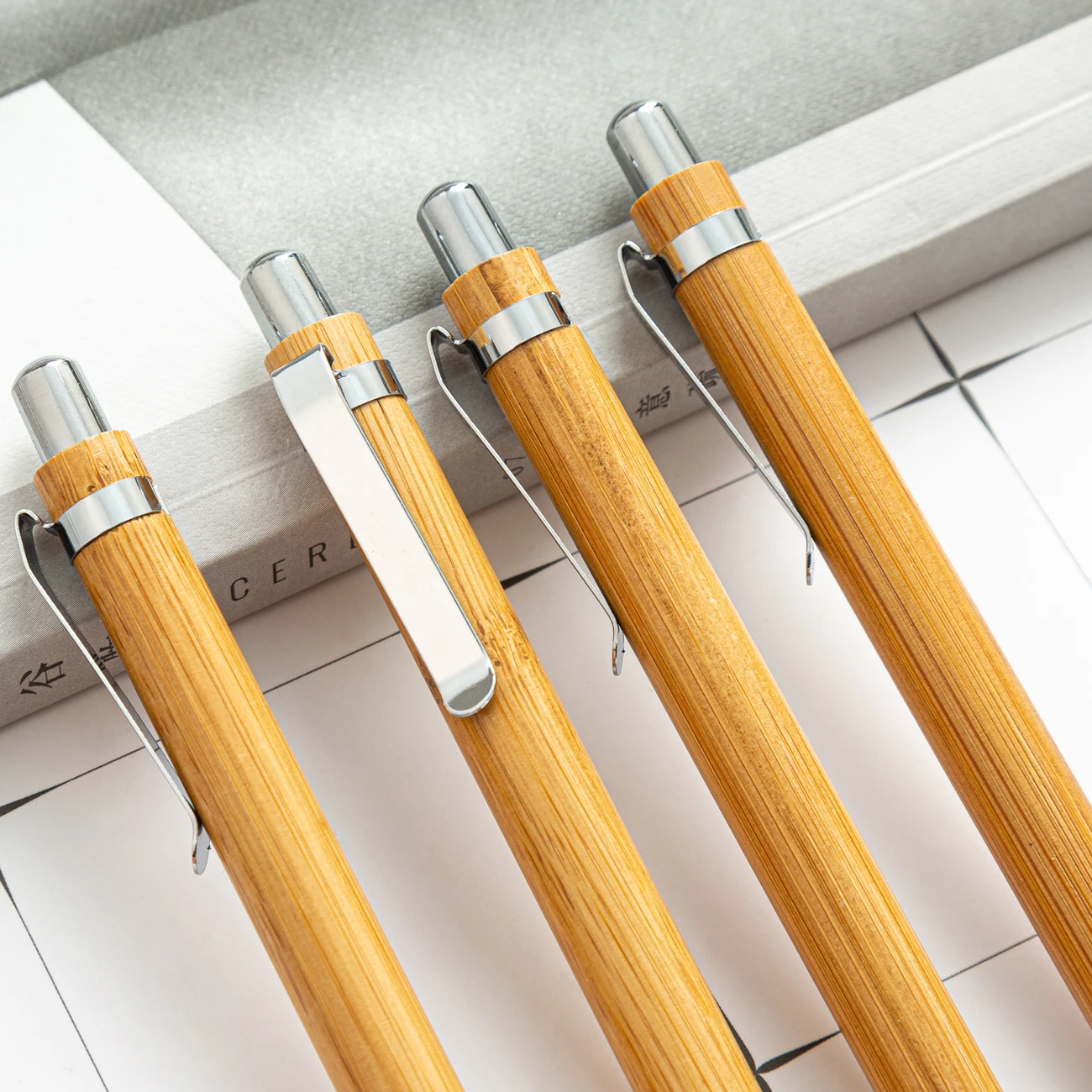 High Quality Bamboo Ball Pen Custom Eco Friendly Wood Ballpoint Pen With Logo