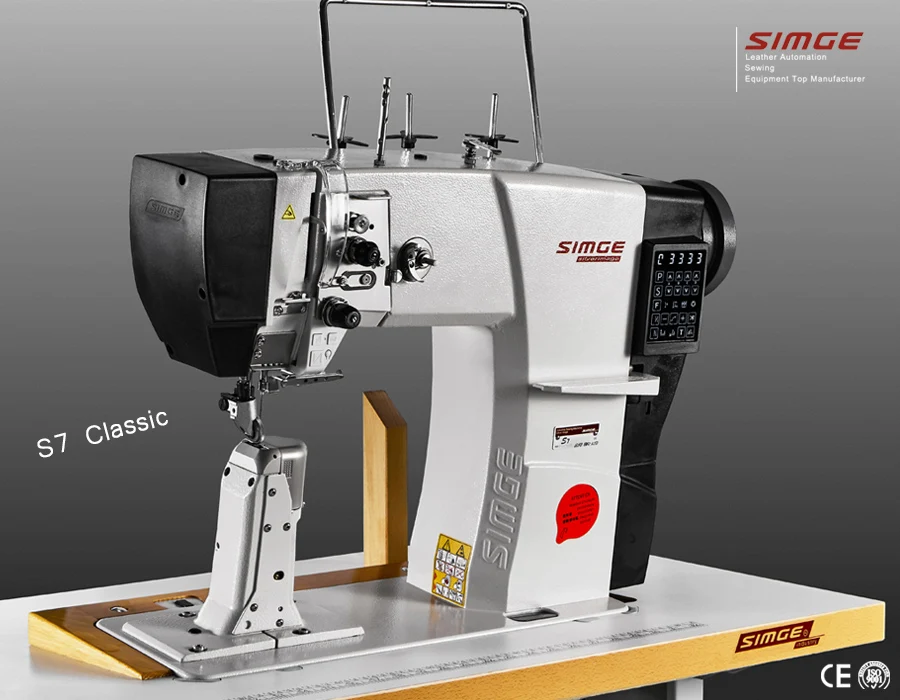 
S7 single needle leather post bed sewing machine 