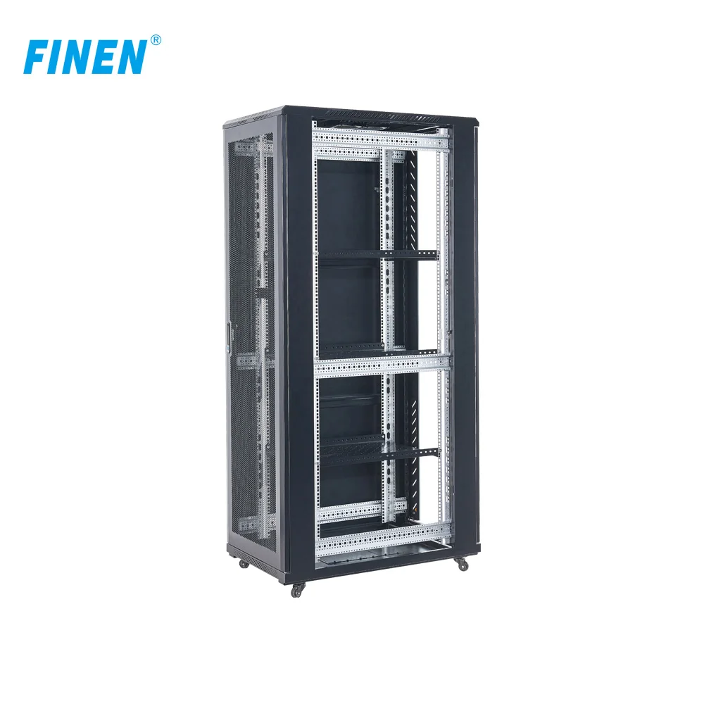 FINEN 600mm*1000mm*42U Adjustable Network Data Center Servers and Workstations 42U Rack Server Cabinet