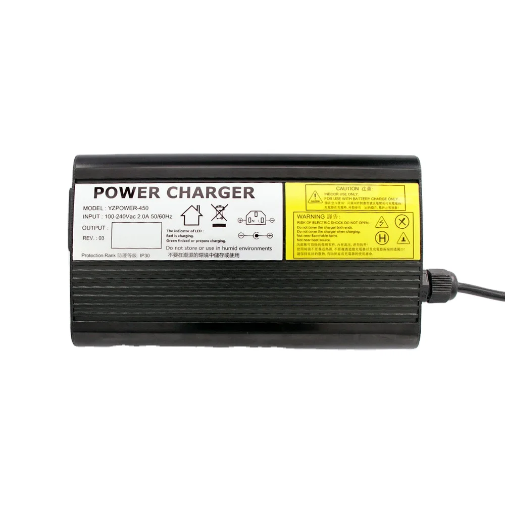 YZPOWER Charger 58.4v5a Scooter Lithium Li-ion Battery Charger Bike AC-DC 48V for Switch Bicycle Electric Tool