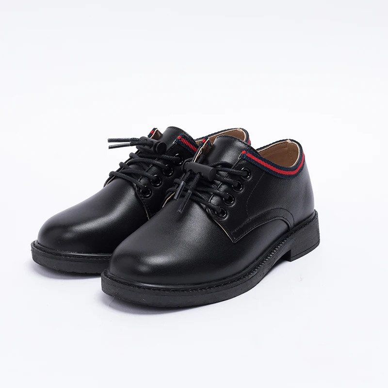 2020 Детская школьная кожаная обувь для мальчиков и девочек