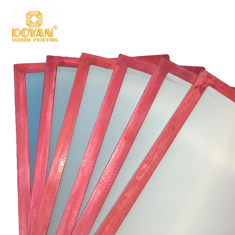 Stable tension screen printing accessories customized 23x31' meshed screen frame aluminum silk screen printing frames