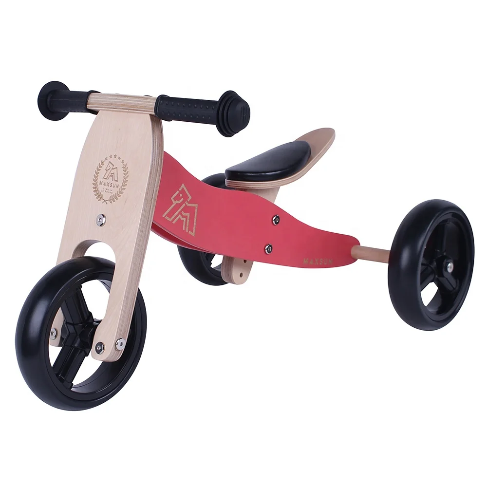 Utility Kids Tricycle With Wood Trailer Child Cycle Kids Bike Other Toy Vehicle Tool 12 Inch Balance Bike For Children