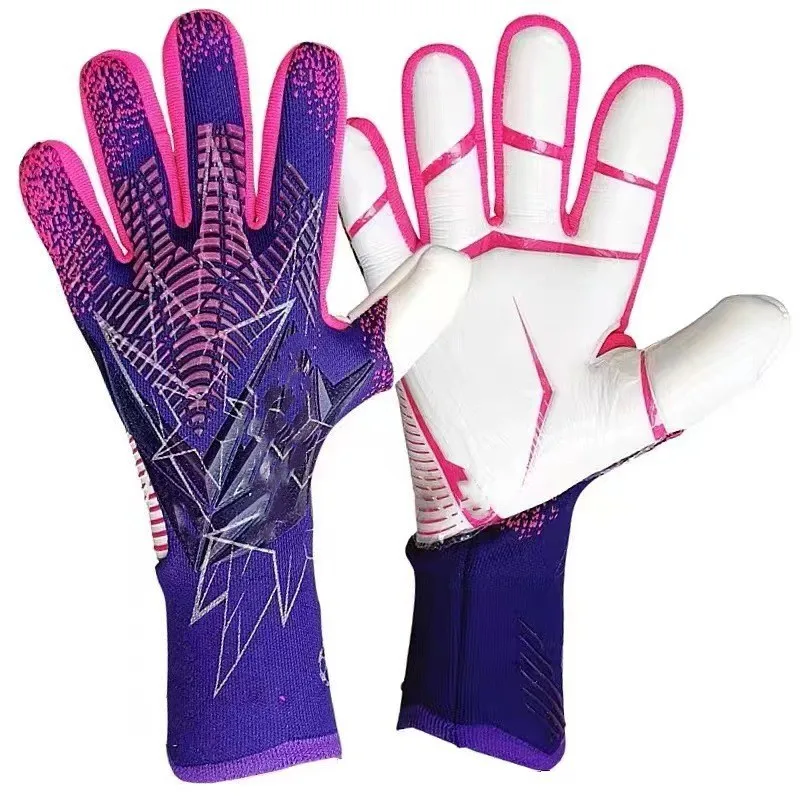 Wholesale Professional Customized Logo Anti Slip All Latex Soccer Football Goalkeeper Gloves
