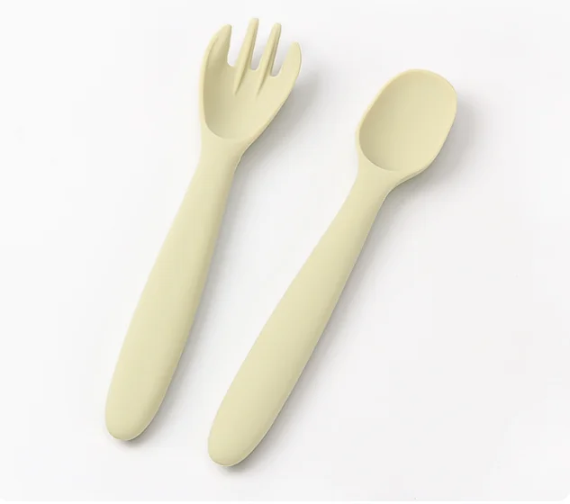 OEM/ODM Silicone Baby Spoon Infant Soft Spoons for Kids Toddlers Children Training Spoons Great Gift Set for Baby Weaning