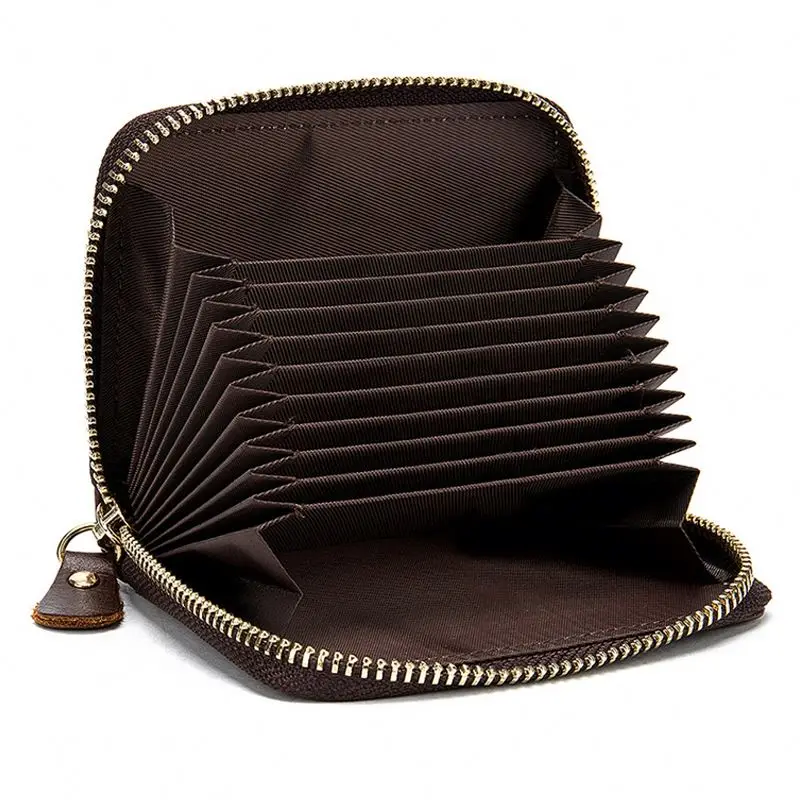 Unique Design New Trend Travel Business Multifunctional Man Wholesale Leather Wallet