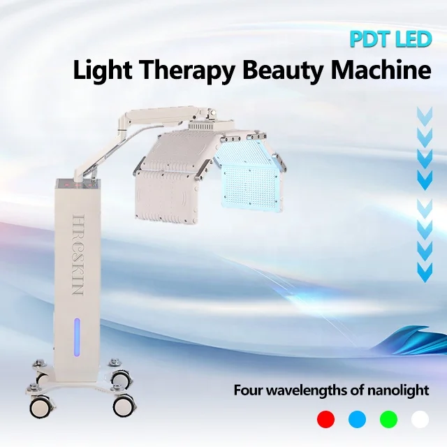 Top rank PDT facial led light therapy machine red/blue/green/hybrid light led face massager device for beauty salon
