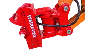 45 Degree Tilt Rotating Quick Hitch Excavator Tilting Quick Coupler