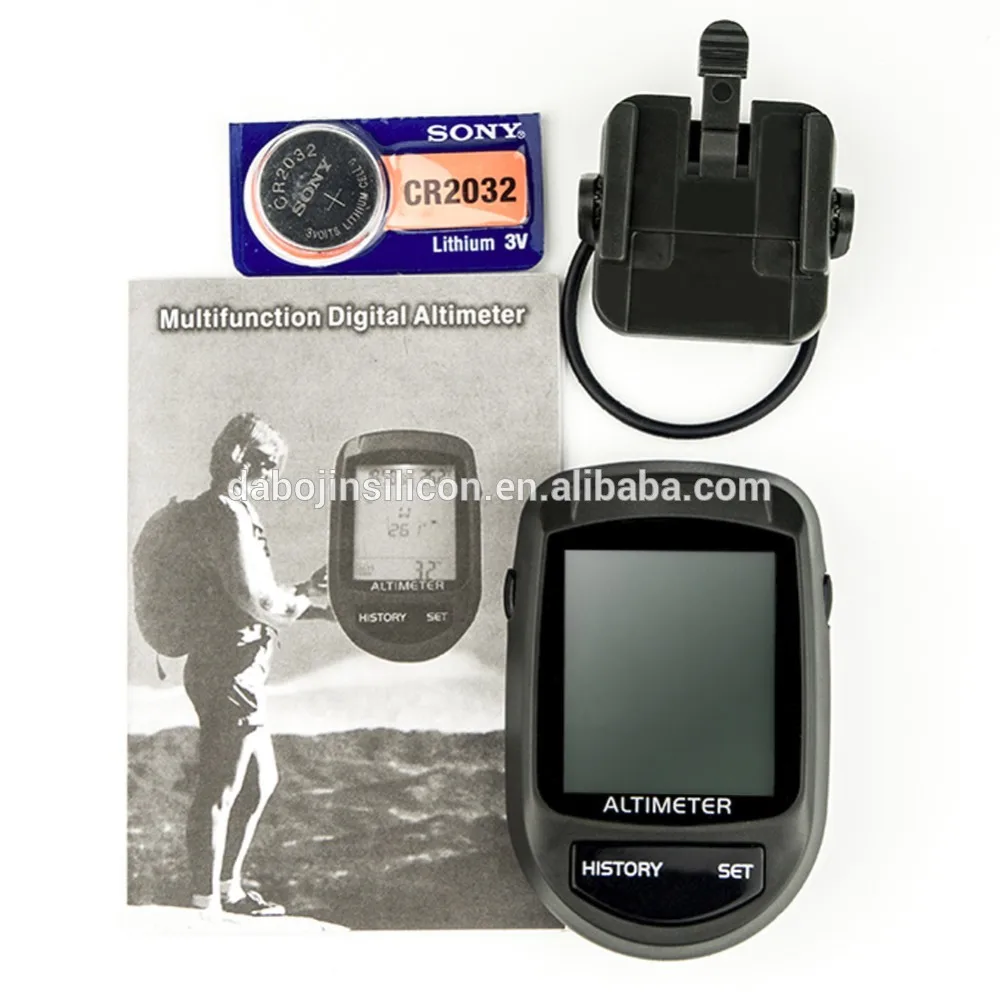 Camping Equipment Survival 8 in 1 Professional Digital Compass Altimeter with Weather Forecast Calendar and More
