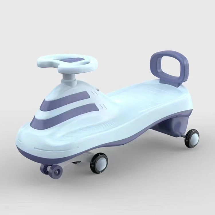 New Model Children Swing Car Baby Twist Scooter PU Mute Wheels With LED Light / Ride On Toys Car Baby