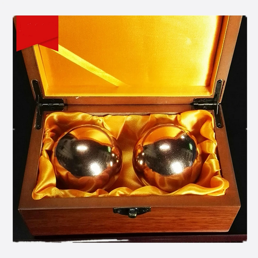 
50mm solid copper ball Fitness Handball Health Exercise Stress Relax 