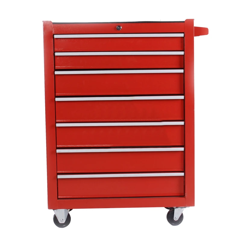 Cheaper and Utility 7 Drawers Workshop Rolling Storage Tool Trolley