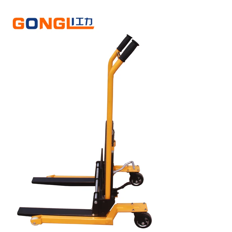 
Hand Stacker Light Duty Mini Forklift Manual Stacker for Sale 
