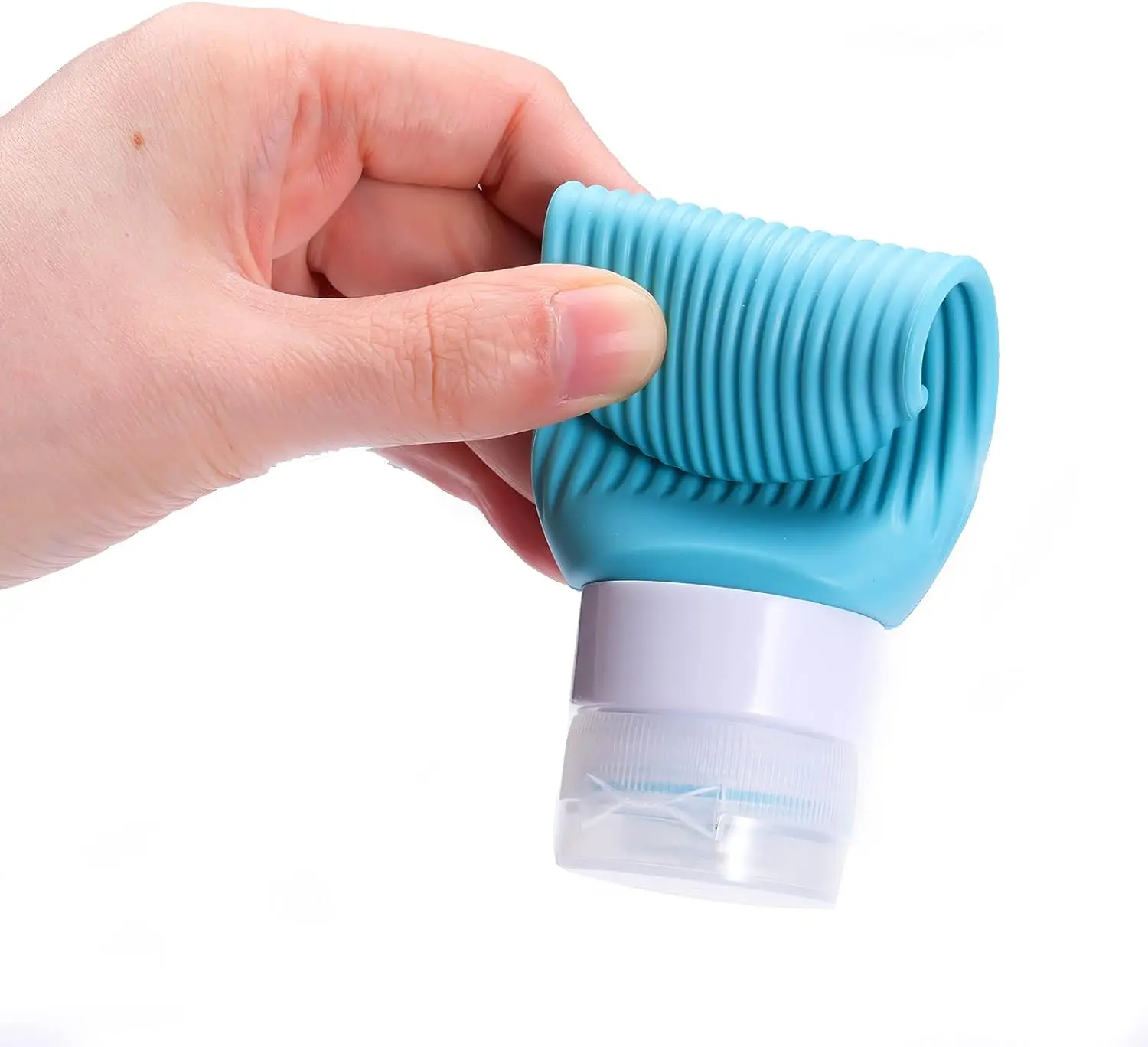 Promotional Gift Wholesale Silicone Travel Bottle Set Silicone Leak Proof Cosmetic Shampoo Travel Kit