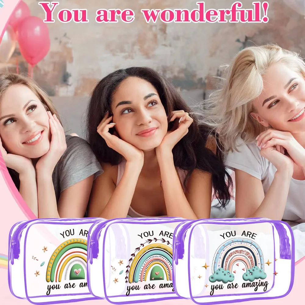 Personalized Custom logo transparent Travel Makeup Cosmetic Bag eco-friendly recycle PVC EVA Clear Travel Toiletry Storage Bag